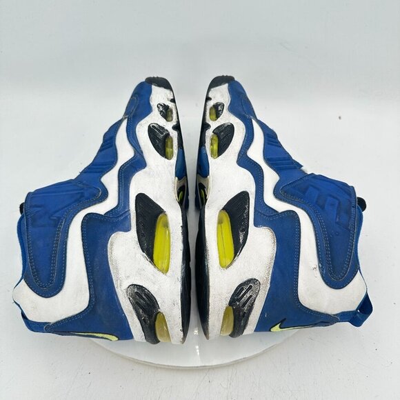 Nike Air Griffey Max 1 Men Size 8.5 354912-008 Platinum Midnight Navy Volt Shoes - Picture 6 of 11